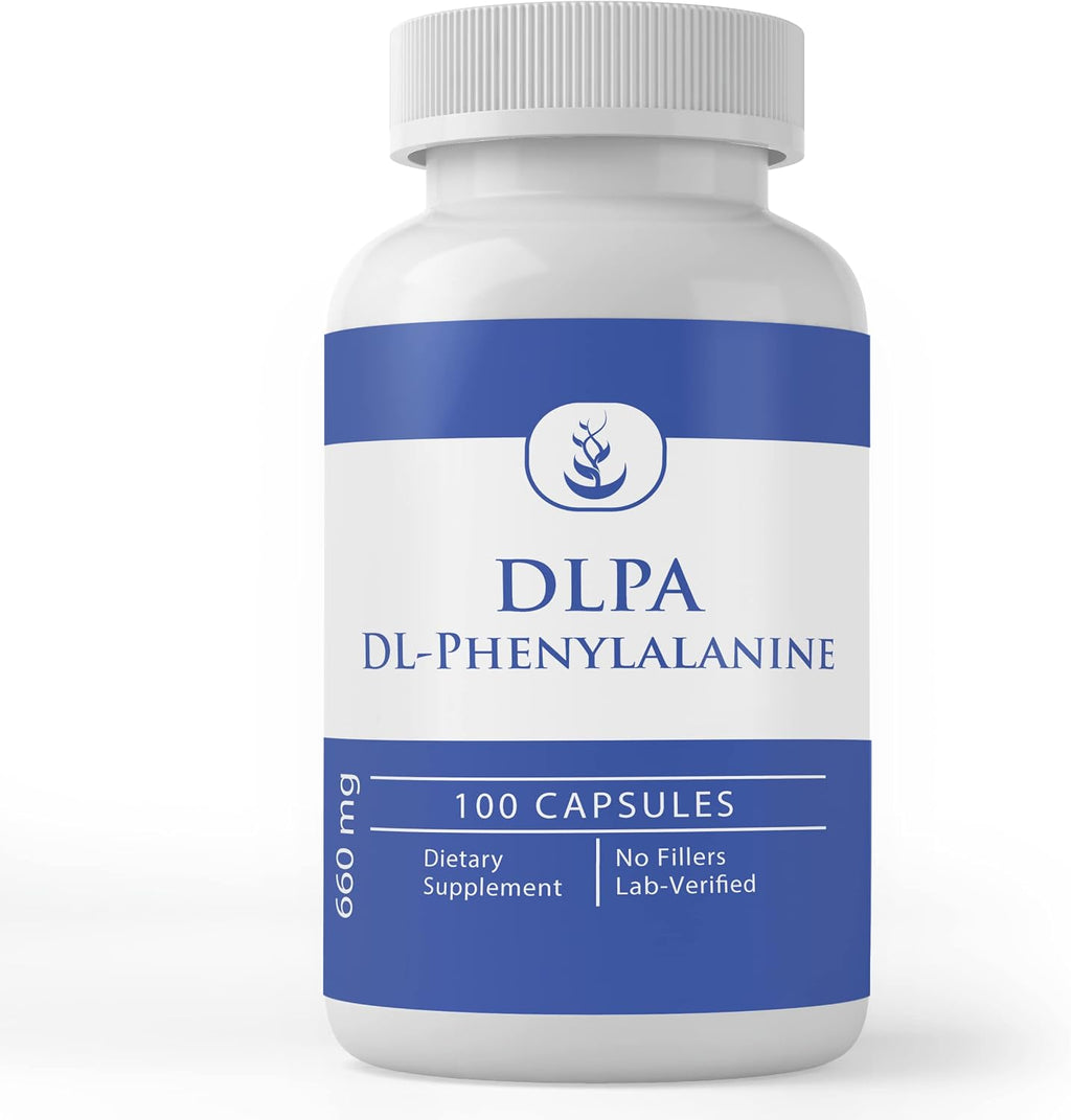 Pure Original Ingredients DLPA DL-Fenilalanina, 100 Cápsulas, Puro Sin Aditivos