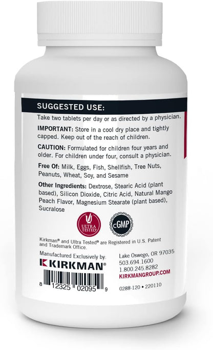 Kirkman Obleas Masticables Multivitamínicas y Minerales para Niños | 120 Obleas – Image 3