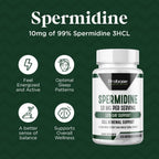 Probase Nutrition Spermidina (10mg de Spermidina 99% 3HCL) 120 Cápsulas