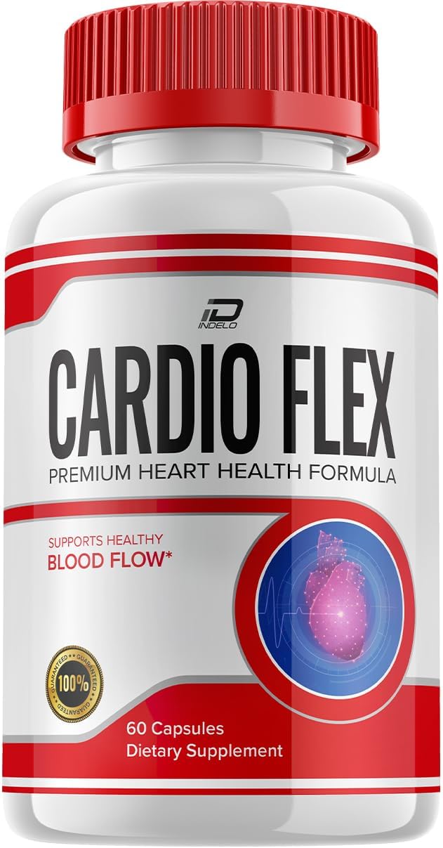 Cardio Flex Healthy Formula Supplement - Fórmula Avanzada para la Salud Cardiovascular (1 Pack - 60 Cápsulas)