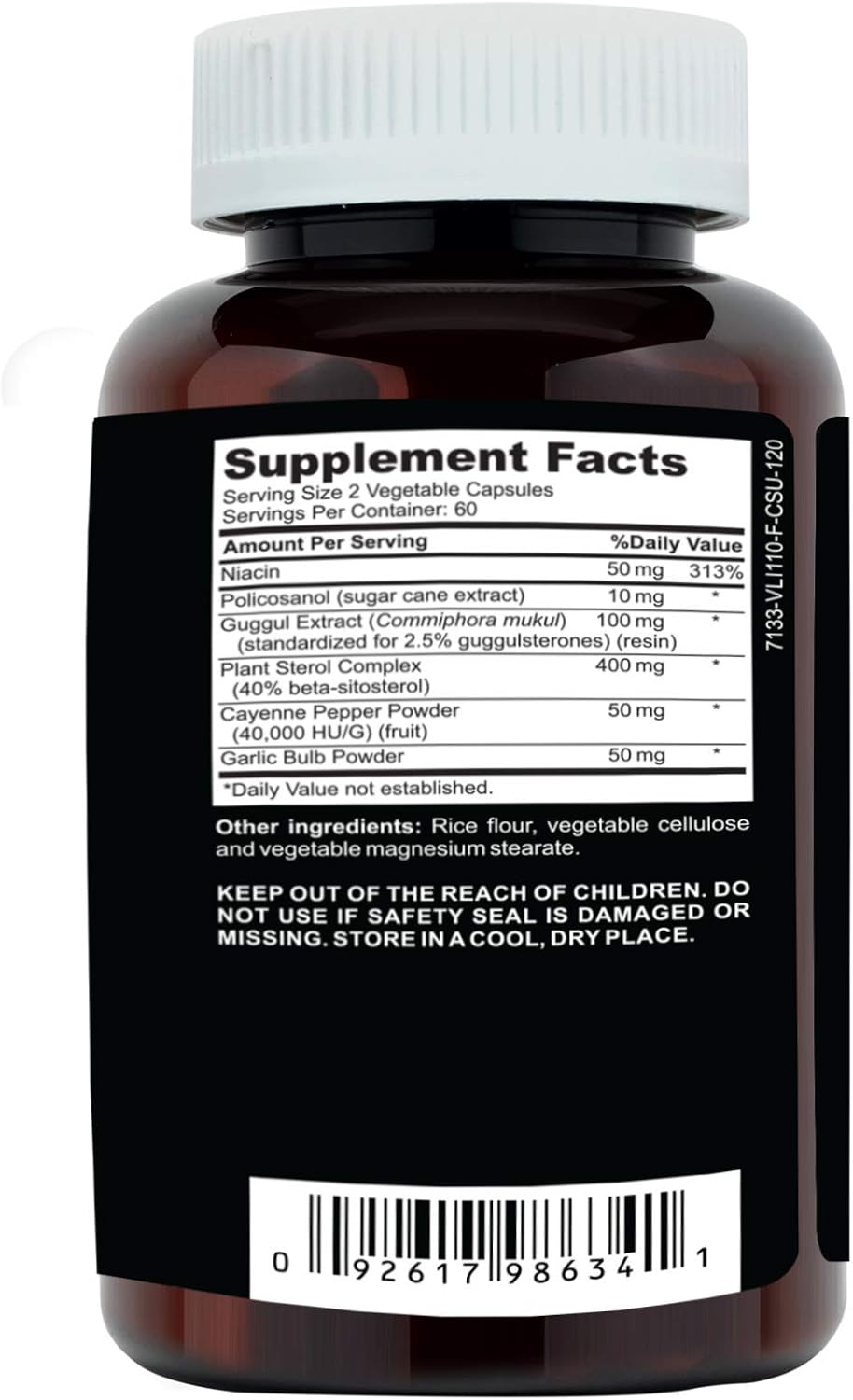 Clinical Daily Cholesterol Care - Complemento para el Colesterol con Esteroles Vegetales, Vegano, 120 Cápsulas