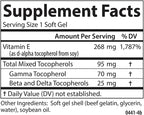 Carlson - E-Gems Plus, 400 UI (268 mg), Vitamina E de origen natural, 100 Cápsulas blandas