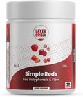 Simple Reds - Polvo de Frutas Enteras Orgánicas con Polifenoles Rojos | Solo Frutas Rojas Reales sin Rellenos | 30 Porciones
