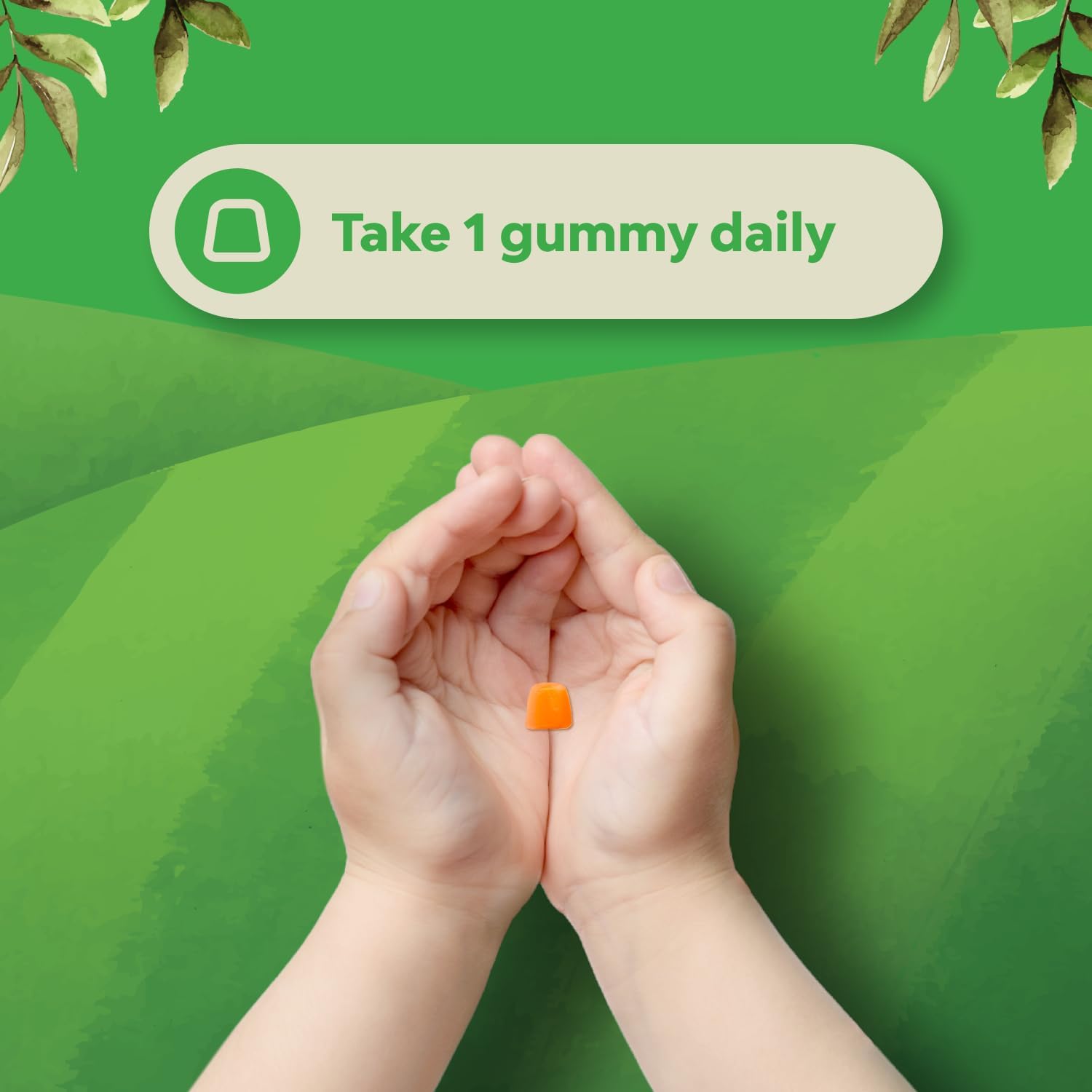Gominolas de Vitamina D3 para Niños - 1000 UI por Ración - Sabores Frutales Sin Gelatina - 60 Unidades