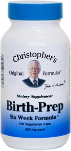 Birth-Prep Capsules de Christopher's Original Formulas - 100 Cápsulas