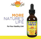 Nature's Life Vitamina D2 (Ergocalciferol) 2000 UI, 90 Cápsulas Vegetales