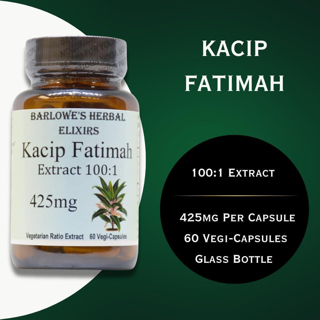 Extracto de Kacip Fatimah 100:1 | Labisia Pumila | 425 mg por Cápsula | 60 Cápsulas Veganas