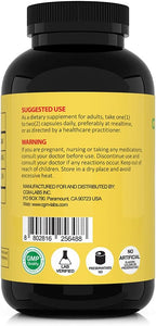CGMLABS Vitamina C No Ácida 1500mg con Calcio - 500 Cápsulas