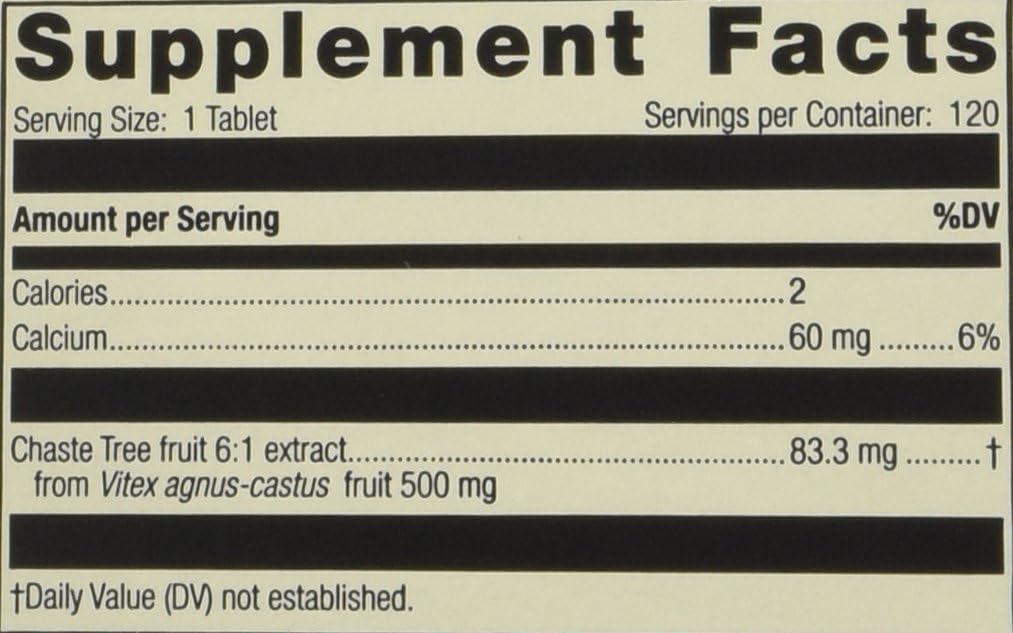 Mediherb Sauzgatillo (Chaste Tree) 120 Tablets
