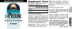 Source Naturals L-Prolina en Polvo - 113 g (4 oz)