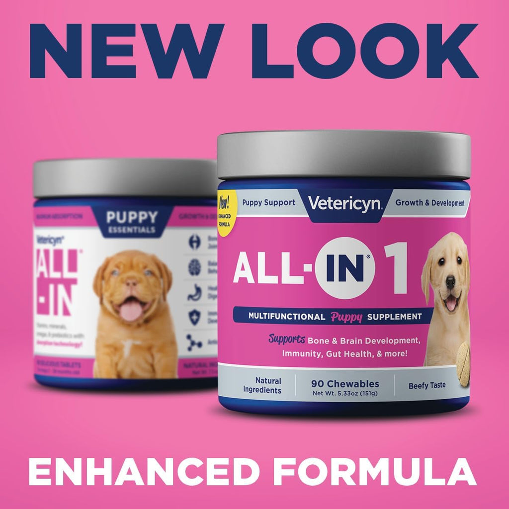 Vetericyn All-in 1 Suplemento Multifuncional para Cachorros - 90 comprimidos