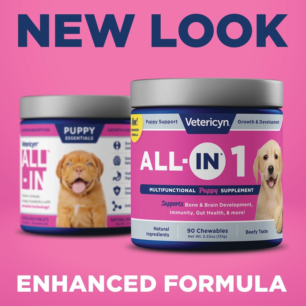 Vetericyn All-in 1 Suplemento Multifuncional para Cachorros - 90 comprimidos