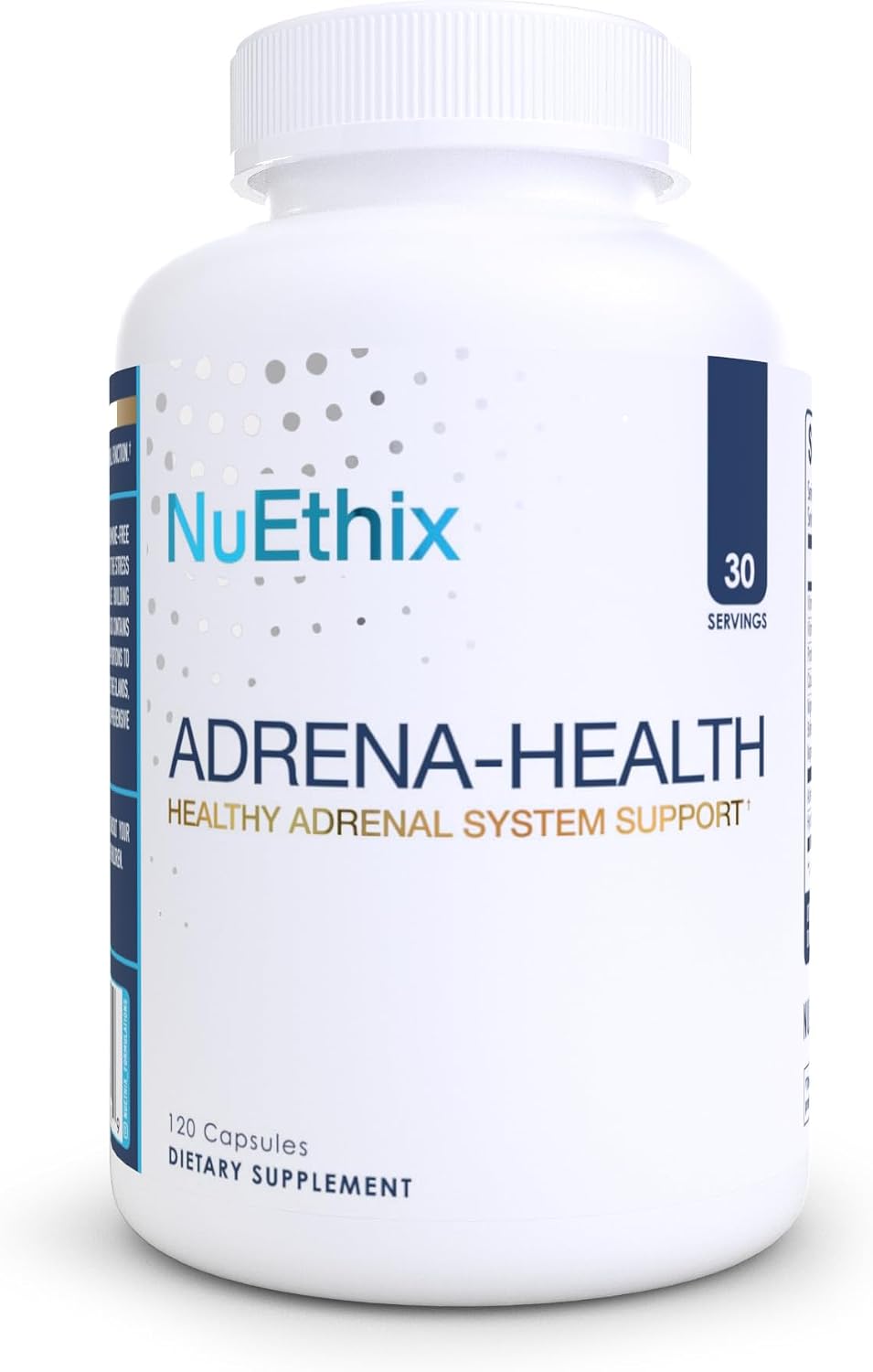 NuEthix Formulations Adrena-Health, 120 Cápsulas - Apoyo Adrenal y Energía