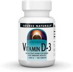 Source Naturals Vitamina D3 1000 UI - 100 Comprimidos