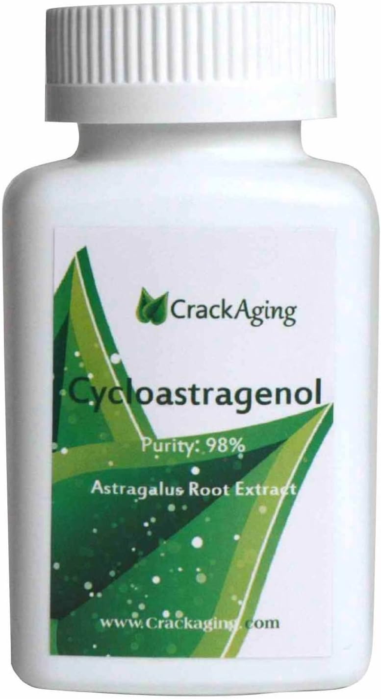 Crackaging Super-Absorption Cycloastragenol 98% 25mg 60 cápsulas (2 frascos)