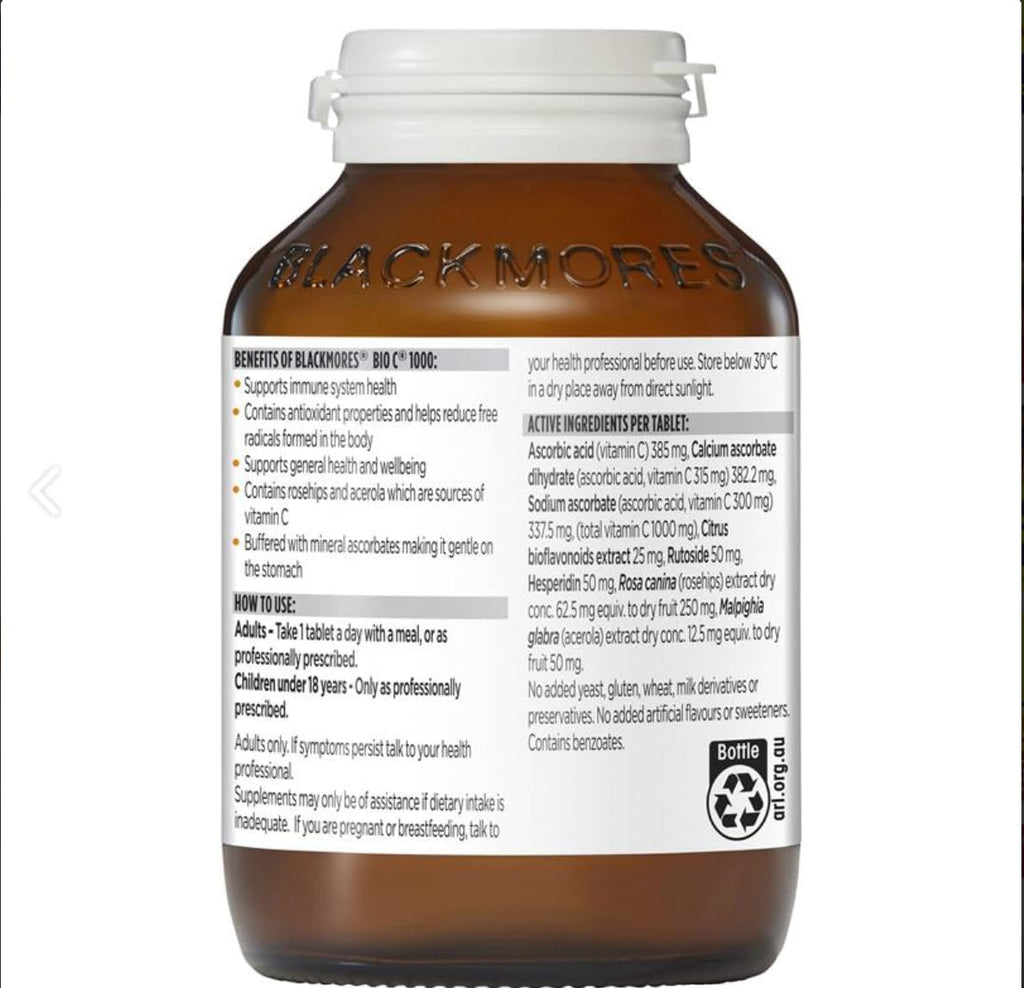Blackmores Bio C 1000 mg, 150 tabletas