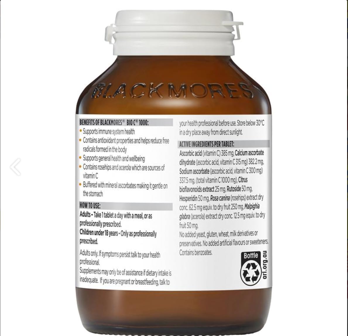 Blackmores Bio C 1000 mg, 150 tabletas