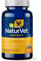 NaturVet Suplemento Cardiovascular para Perros con Taurina - 60 Comprimidos Masticables