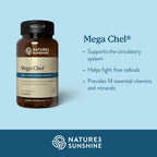 Nature's Sunshine Mega-Chel - 120 Comprimidos - Complejo Multivitamínico con Minerales y Hierbas