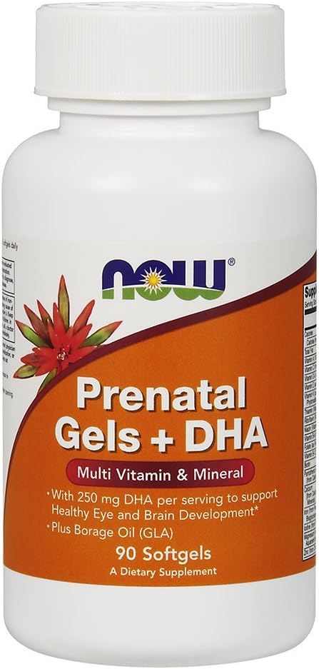 NOW Foods Multivitamínico Prenatal con DHA – Cápsulas Blandas