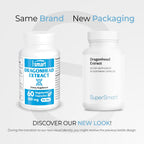 Supersmart - Extracto de Cabeza de Dragón 200mg al Día (Patented) - Suplemento DracoBelle de Cabeza de Dragón | No OGM y Sin Gluten - 60 Cápsulas Vegetales
