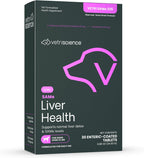 VetriScience SAMe Liver Health Tablets 225 mg – Suplemento Hepático para Perros Medianos y Grandes (30 comprimidos)