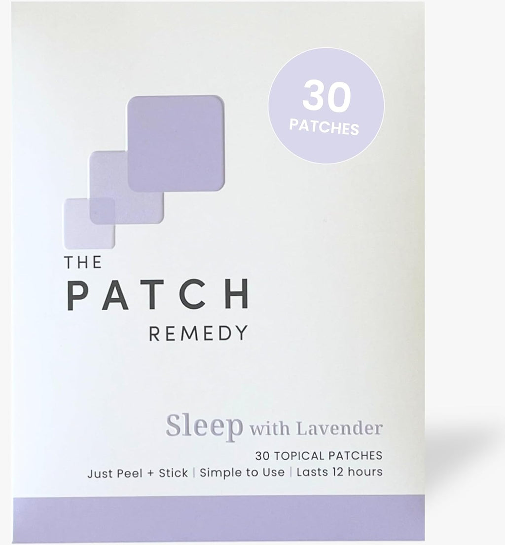 The Patch Remedy Sleep con Lavanda | Valeriana, Pasiflora, Lúpulo, Glicinato de Magnesio | 30 Parches