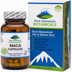 Cápsulas de Raíz de Maca Orgánica de Perú - 1000mg - Mezcla Cruda y Gelatinizada - 90 Cápsulas Veganas Kosher