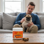 Dr Jay's Romps Multivitamínico para Perros - Colágeno Tipo II - Articulaciones, Piel y Pelo - 30 Chews Blandos