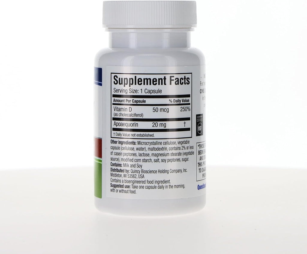 Prevagen Extra Strength - 30 Cápsulas (1 Mes) | Suplemento para el Cerebro con Apoaequorina y Vitamina D3