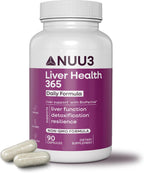 NUU3 Liver Health 365 - Apoyo hepático y detox - 90 cápsulas