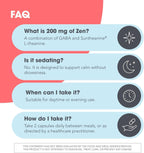 Allergy Research Group 200 mg of Zen - 60 Cápsulas - L-Teanina y GABA