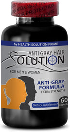 Health Solution Prime - Suplemento de Biotina con Catalasa y Extractos Herbales, 60 Cápsulas