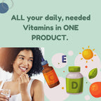 All In Nutritionals AM Multi-Vitamin +: Multivitamínico vegano a base de alimentos con vitamina D3, K2, B12, hierro y ácido fúlvico iónico