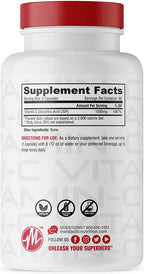 Vitamina C 1500 mg, Cápsulas de Ácido Ascórbico Puro - Metabolic Nutrition