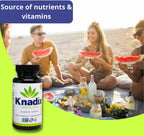 Knadix Aceite de Cáñamo - Omega 3-6, Vitaminas y Minerales - 120 Cápsulas (Pack de 4)