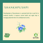 Ayurvedix Shankhpushpi Ark 3-Pack | Hidrolato puro de Shankhpushpi | Apoyo para la salud cerebral, la memoria y la concentración