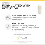 Integrative Therapeutics K2 + D3 - 60 Cápsulas