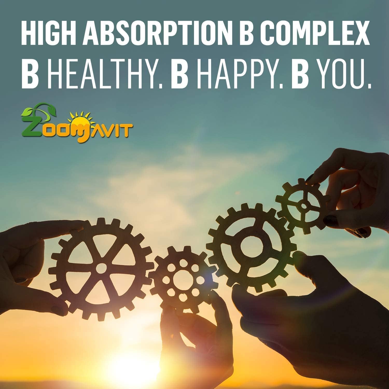 Zoomavit Vitamin B Complex Liquid Drops - Complejo B Líquido con Absorción Rápida