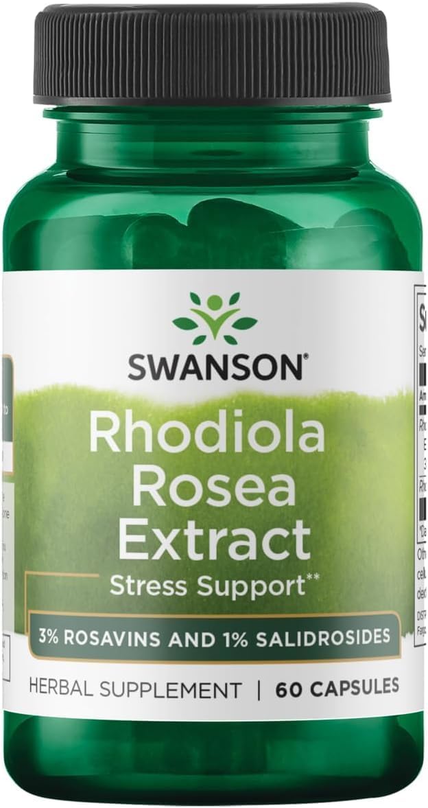 Swanson Rhodiola Rosea Extract 60 Cápsulas