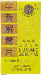 Niu Huang Jie Du Pian (100 Comprimidos) - Tong Ren Tang