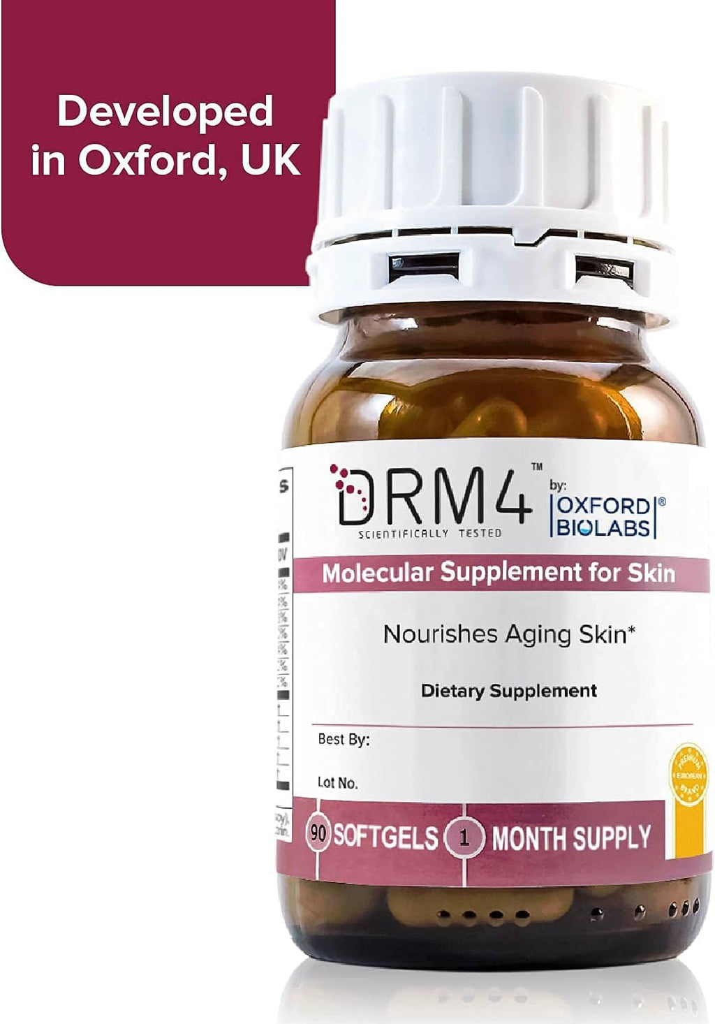Oxford Biolabs DRM4 Suplemento para la Piel - Protección Contra el Envejecimiento Cutáneo