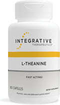 Integrative Therapeutics L-Teanina - Complemento Alimenticio de Aminoácidos para Estrés y Relajación - Vegano, Sin Gluten - 60 Cápsulas