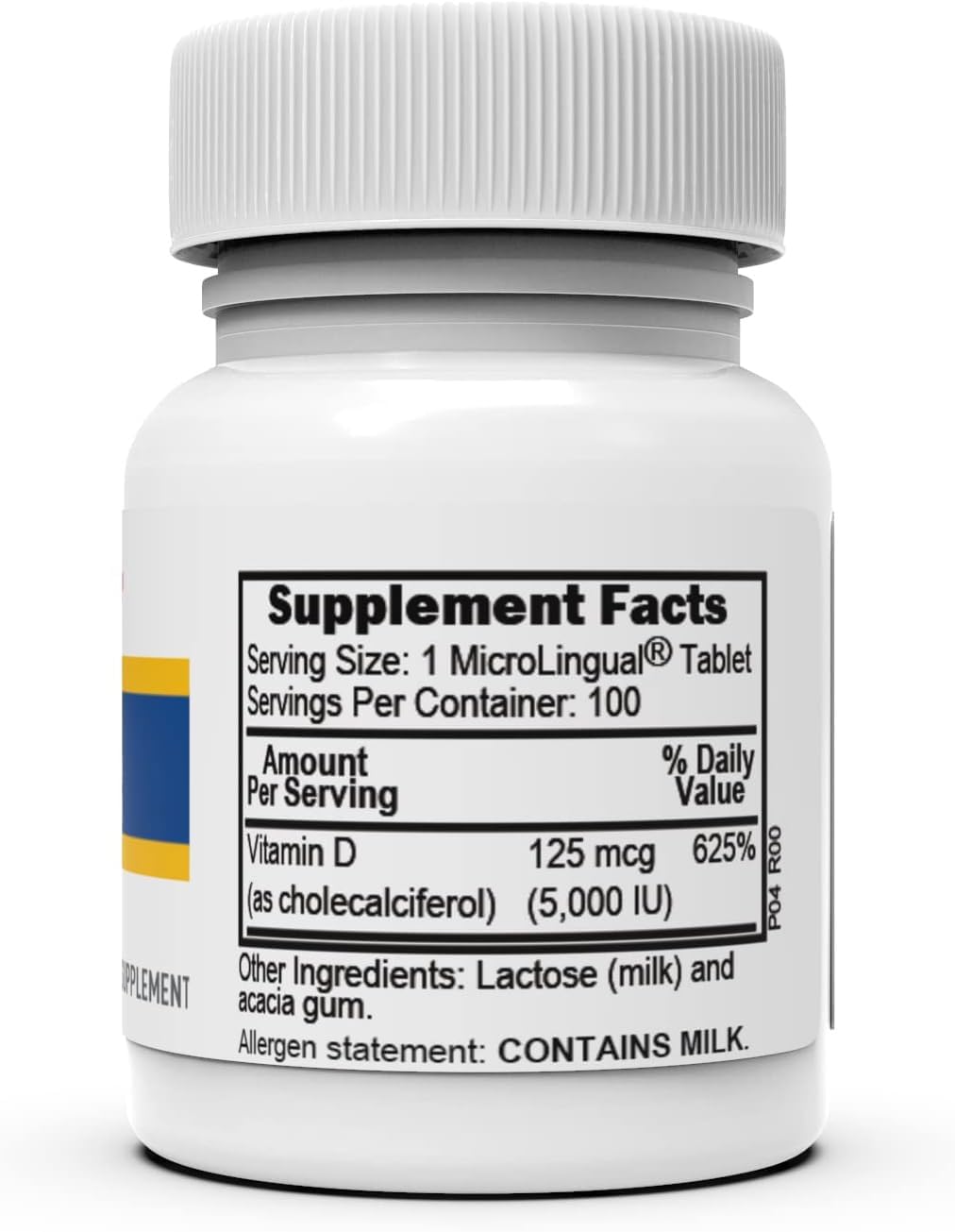 Superior Source Vitamina D3 5000 UI - 100 Tabletas Sublinguales de Disolución Rápida