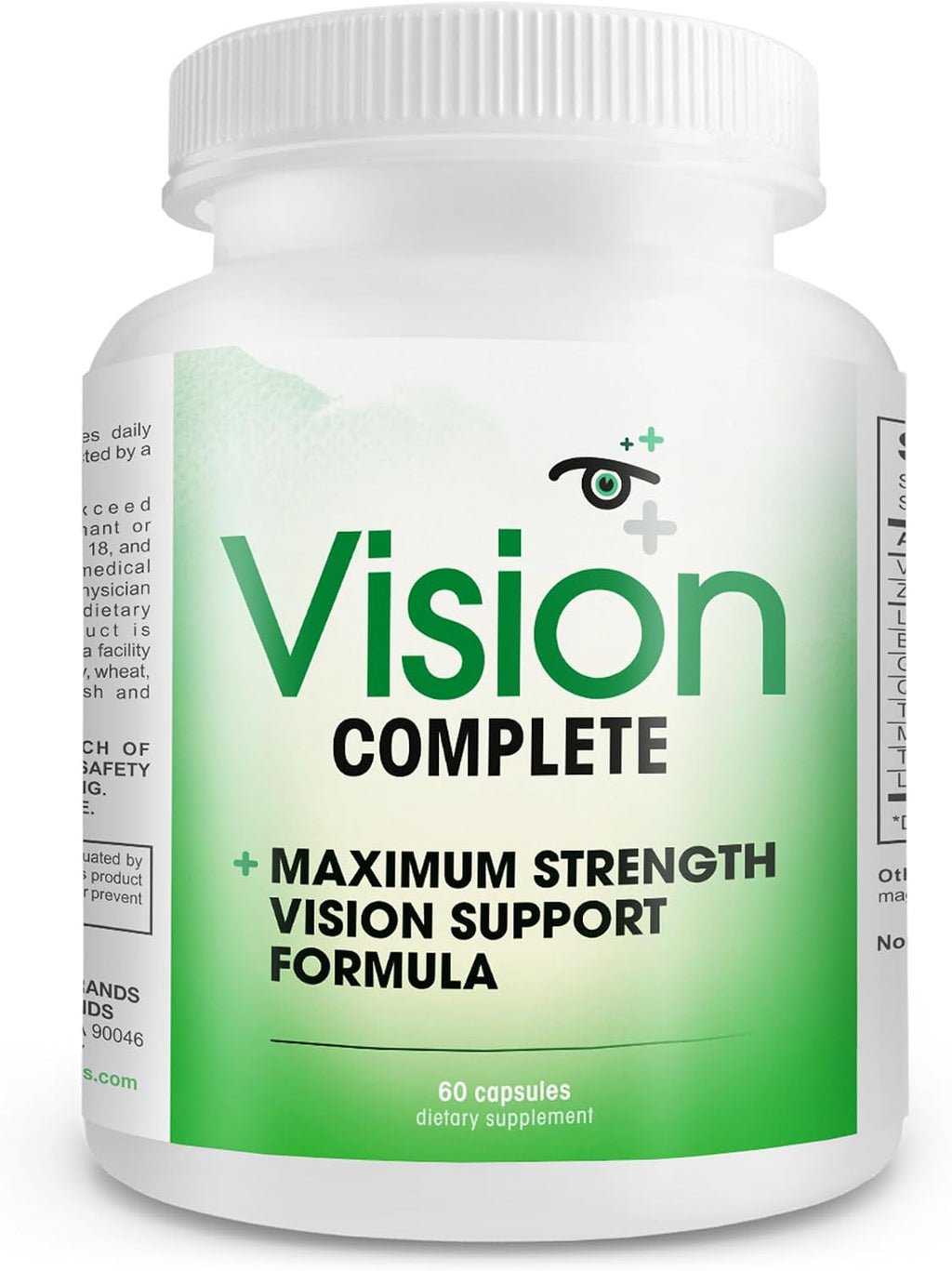 Vision Complete – Suplemento ocular natural con luteína, zeaxantina y bilberry
