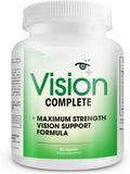 Vision Complete – Suplemento ocular natural con luteína, zeaxantina y bilberry
