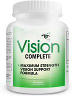 Vision Complete – Suplemento ocular natural con luteína, zeaxantina y bilberry