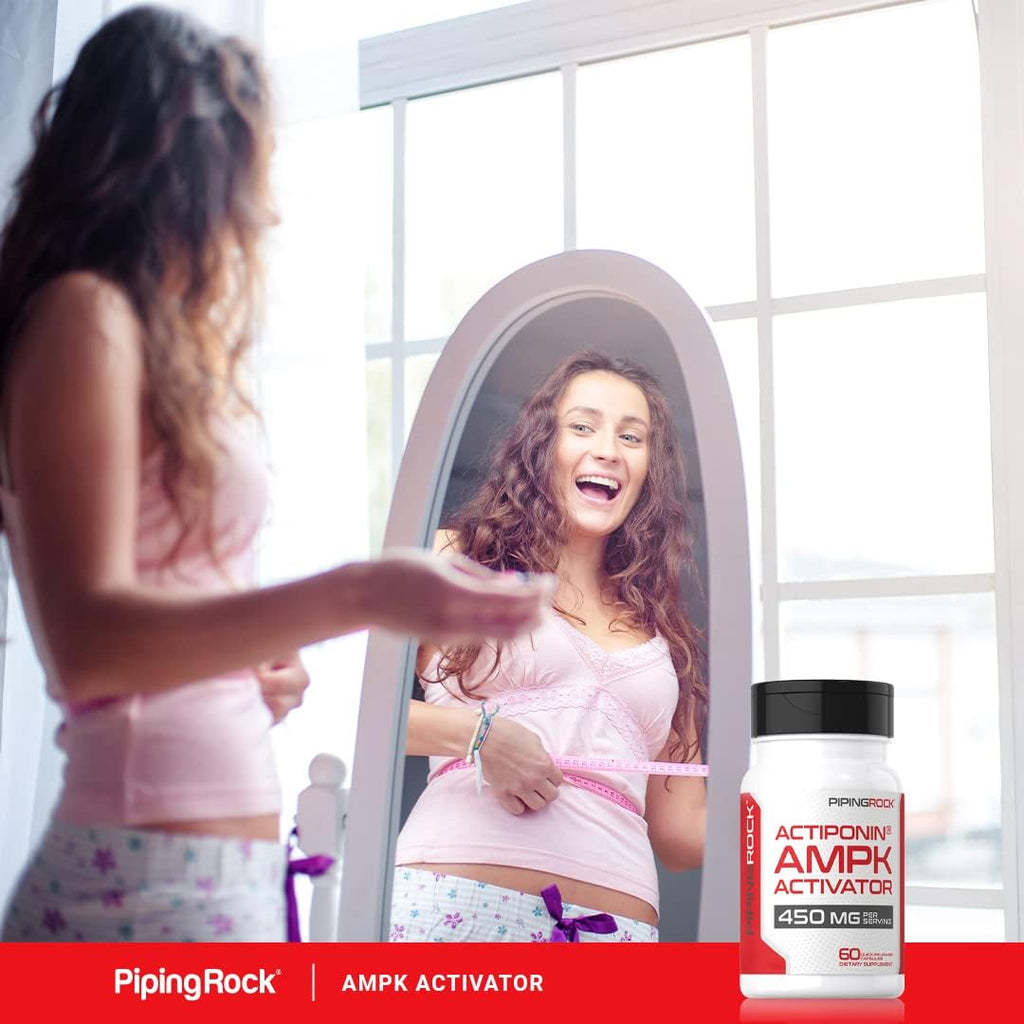 Piping Rock Activador Metabólico AMPK | 450 mg | 60 Cápsulas | Actiponin® | Extracto de Gynostemma Pentaphyllum