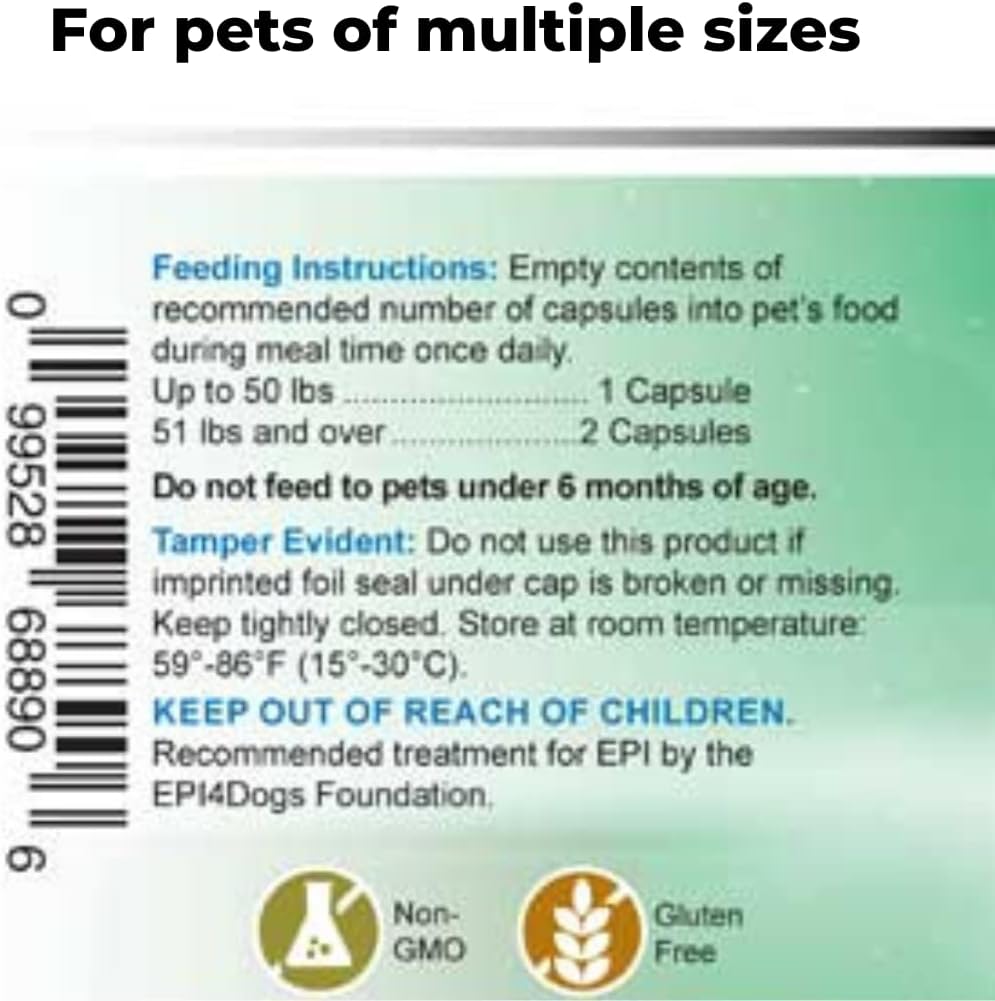 Pet Factor B-12 | Vitamina B-12 en Metilcobalamina para Perros | 180 Cápsulas
