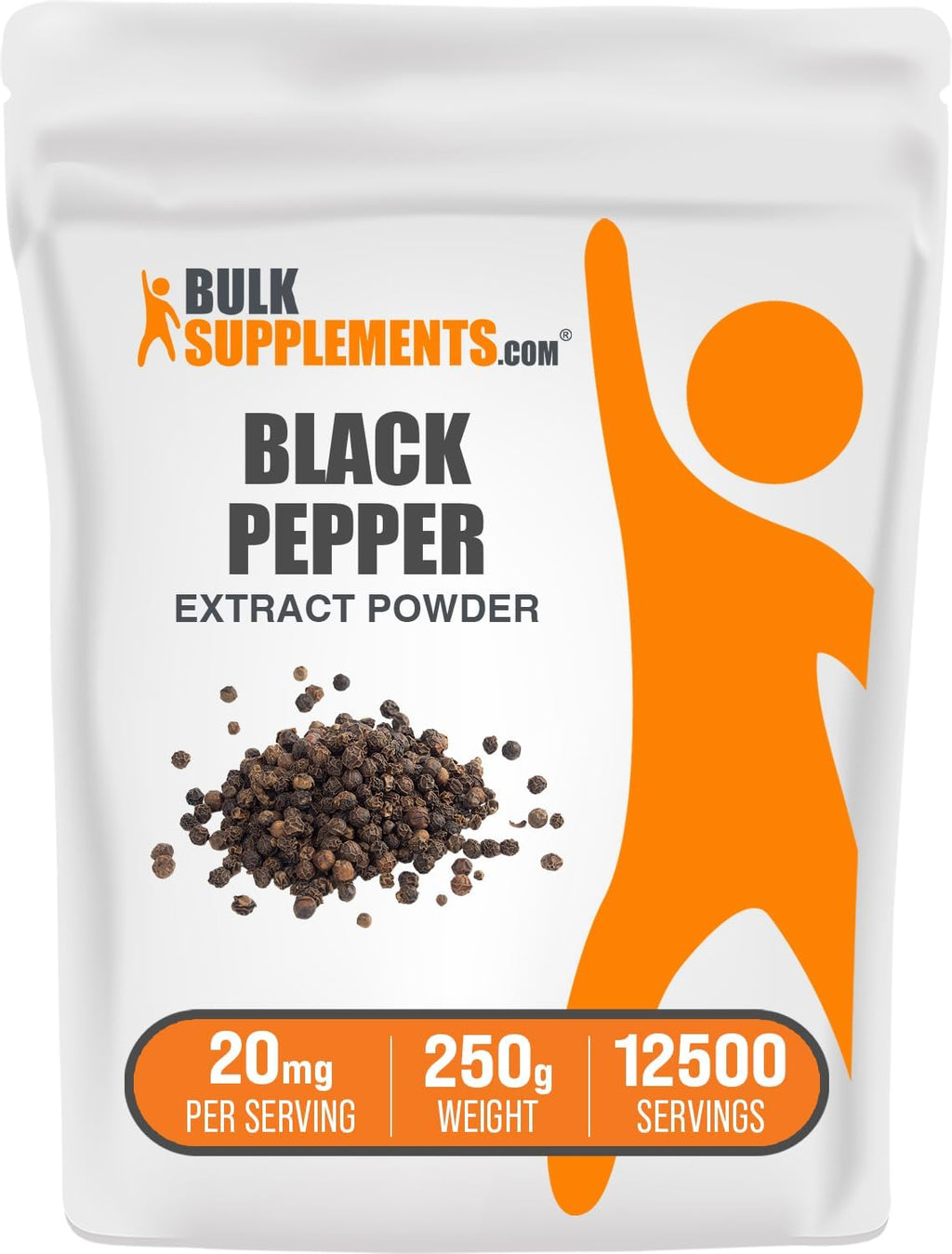 Extracto de Pimienta Negra en Polvo - 250g | BulkSupplements
